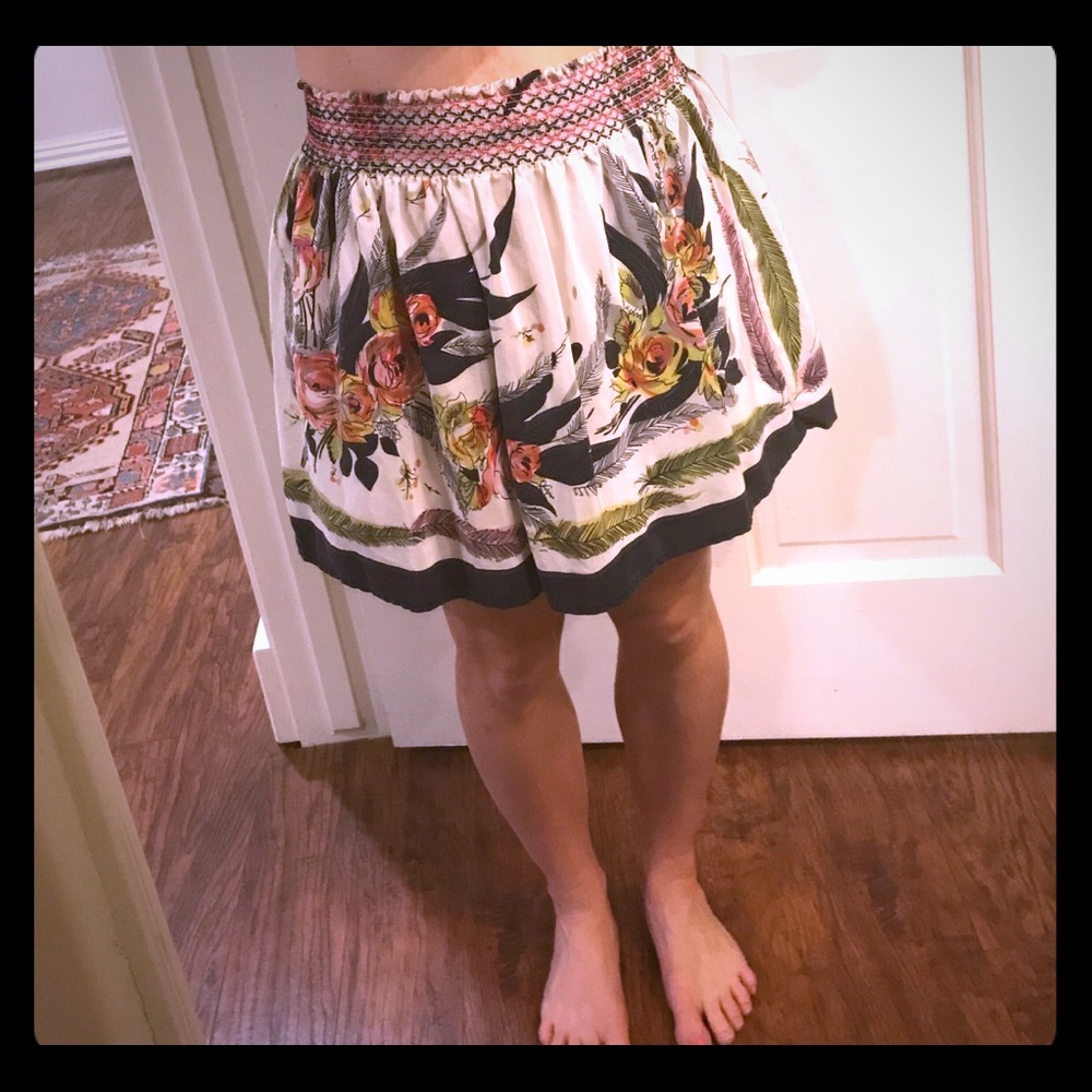 Kimichi and Blue floral skirt